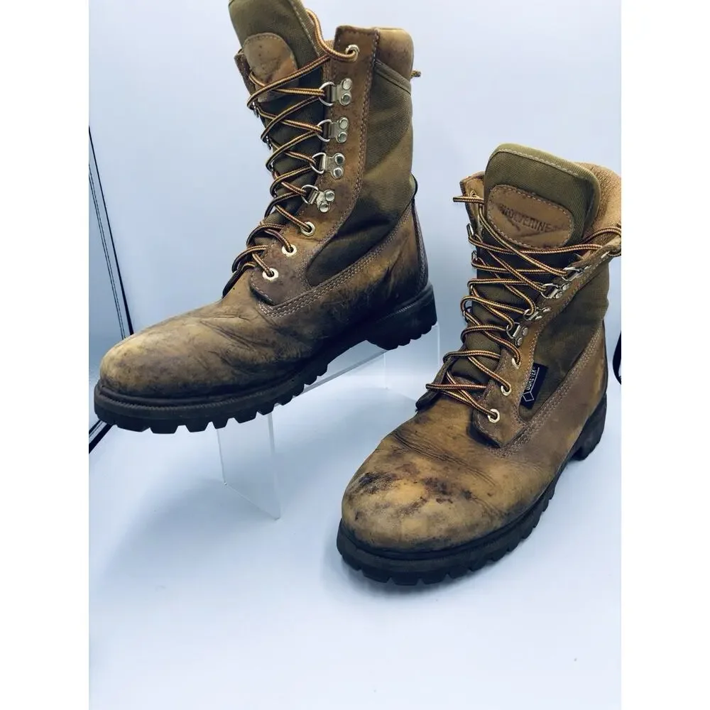 Wolverine Mens 13EW Midcalf Work Boots Thinsulate Ultra Vibram Leather Lace Up